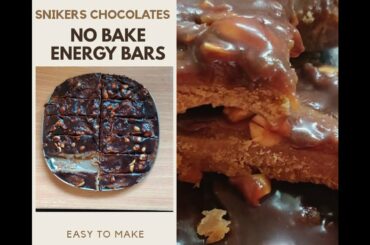 SNEAKERS CHOCOLATE /ENERGY BAR / PEANUT BAR / PROTEIN BAR / HEALTHY SNACK /SUGAR FREE NO BAKE BAR