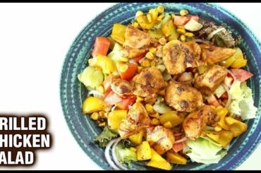 Grilled Chicken Salad | Healthy Chicken Salad | How to Make Chicken Salad With Dressing | Smita