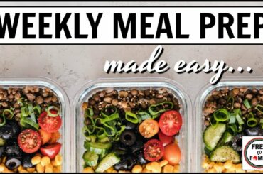 🍳Batchcooking Like a Boss ~ Weekly Family Meal Prep Ideas » Simple Meal Planning, Cooking + Storage