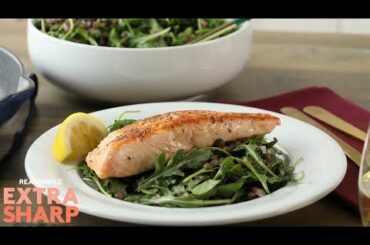 How to Make Salmon with Warm Lentil Salad Recipe | Extra Sharp | Real Simple