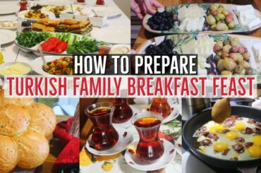 Turkish Family Breakfast Feast