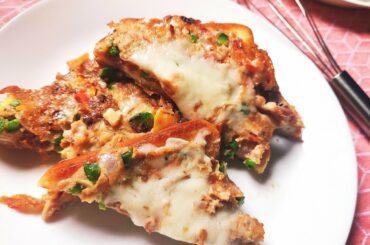 Cheesy Bread Veg Toast||Healthy Veg Bread Recipe