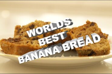 WORLDS BEST CHOCOLATE BANANA BREAD - Healthier Alternative