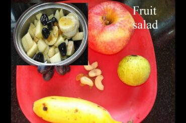 Healthy Fruit Salad for kids | |ఫ్రూట్ సలాడ్ || healthy fruit salad recipes || fruit salad in telugu