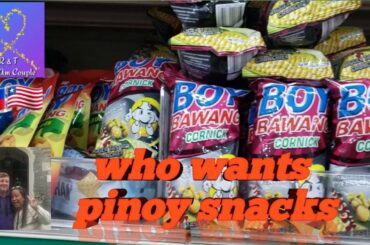 PINOY SNACKS & LOTS OF CHOCOLATES | R&T FIL-AM COUPLE