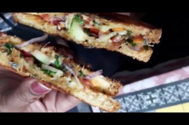 Healthy salad sandwich -पोस्टिक सैंडविच