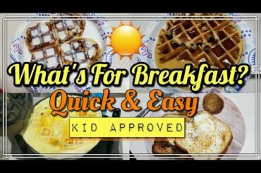 What's For Breakfast | Quick & Easy | Waffle Maker Ideas