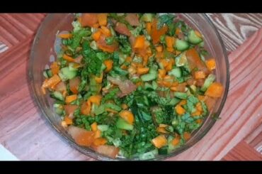 Simple Persian Salad || How to make salad