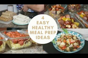 4 EASY HEALTHY MEAL PREP IDEAS | Alexis Veal