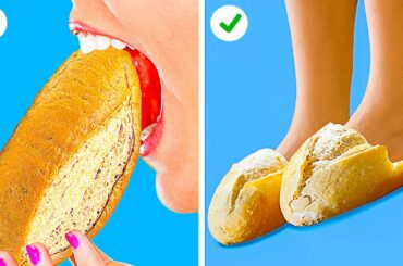 AWESOME LIFE HACKS WITH BREAD || Pastry DIYs For Everyone