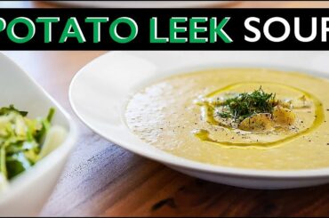 VEGAN LUNCH IDEAS | EASY POTATO SOUP + FENNEL SALAD