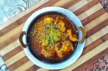 Shahi Gobhi masala recipe in hindi by shruti's kitchen 4 u- Restaurant style gobi masala