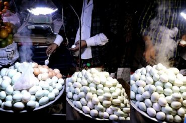 Night Time Eggs Street Healthy Food | Popular Yummy Food Boiled Egg/Shiddo Dim Delicious Street Food