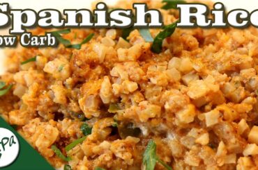 Easy Spanish Rice – Mexican Rice – Cauliflower – Low Carb Keto Recipe