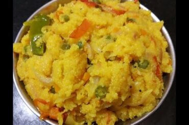 Rava Kichadi Recipe / Tiffin Items / Easy, Simple Morning Breakfast, Night Dinner Recipes in Tamil