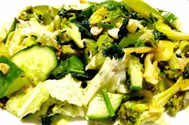 Vitamin Rich Green Salad for Weight Loss | Vegetable Salad