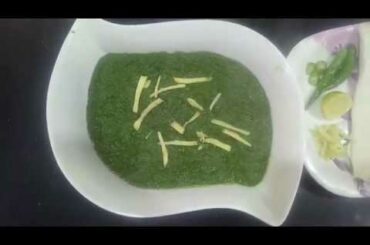 Easy Healthy Palak Saag Recipe | Quick Spinach Recipe