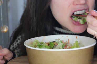 ASMR Eating Sounds | Delicious Pasta Salad (No Talking)