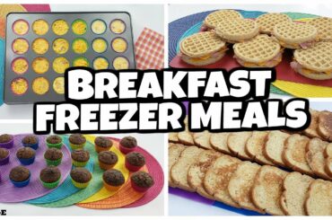 Semi-Homemade Breakfast Freezer Meals! 😀 160+ Servings!!