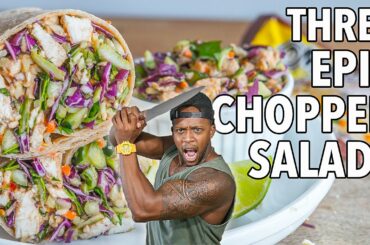 3 Epic, Healthy AF Chopped Salads / 3 Ensaladas Picadas