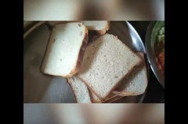 #DSP Food || boiled egg vegetable sandwich|| homemade easy breakfast