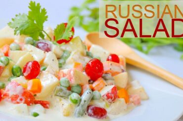Healthy Russian Salad Recipe | Make a quick and easy Russian Salad at home