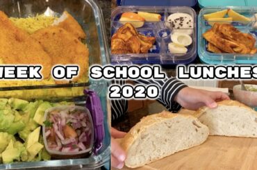 WEEK OF SCHOOL LUNCHES - SCHOOL LUNCH IDEAS 2020 - MY HOMEMADE BREAD EXPERIMENT!