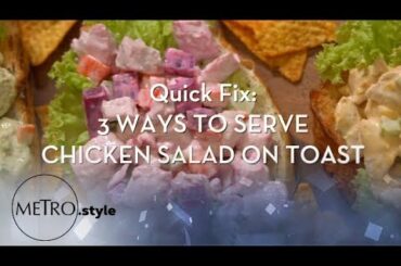 3 Ways To Serve Chicken Salad On Toast: Beet Root Salad | Metro.Style