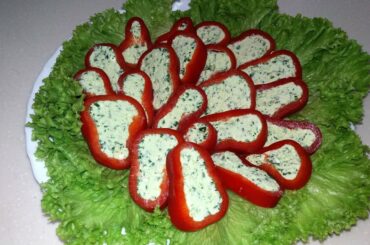 Sweet pepper snack recipe / Stuffed Peppers