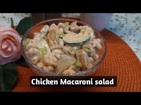 Chicken Macaroni Salad Recipe by Cook with Rabi Chicken Macaroni Salad Recipe by Cook with Rabi