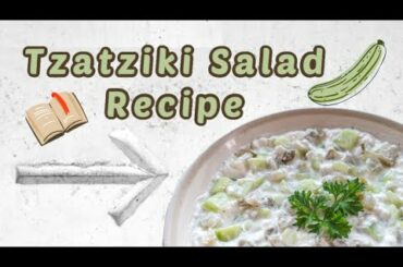 MY VERSION TO TZATZIKI, greek salad recipe🥗 הגרסה שלי לצזיקי, סלט מלפפונים וגבינות