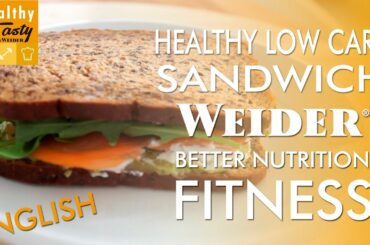 Healthy Low Carb Sandwich Fitness (English) | Healthy&Tasty by Weider