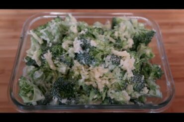 Low Carb Broccoli Salad | Easy Cheesy Keto Lunch Salads Ideas With 4 Ingredients