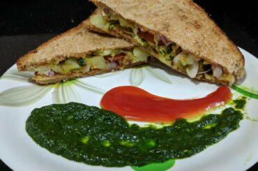 Sandwich recipe | capsicum and cheese sandwich recipe |तवे पर बनाए टेस्टि सैन्विच