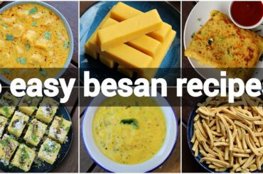 6 healthy and tasty day to day recipes using besan | besan recipes collection