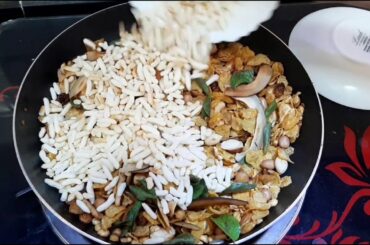 Healthy Mixture | Crunchy Evening Snack | Quick & Healthy Recipes | Less oil Snack
