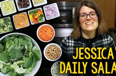 Recipe: Jessica’s Daily Salad For Weight Loss (Whole Food Plant-Based, Vegan, Oil-Free)
