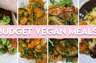 4 BUDGET VEGAN MEALS UNDER £2 | Low FODMAP recipes + Gluten free