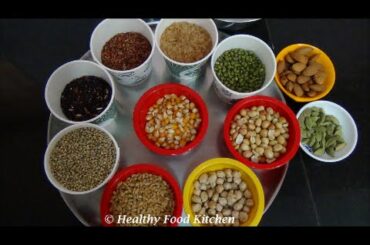 How to prepare Sathu Maavu Recipe-Healthy Malt Mix Recipe -Sathu Maavu Recipe in Tamil
