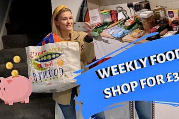 HEALTHY WEEKLY FOOD SHOP AT ALDI FOR £30/CHEAP EASY HEALTHY MEALS/UK weekly meal plan | HomeWithShan