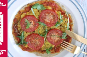 NO OVEN GLUTEN-FREE - LOW FAT - LOW CALORIES VEGAN PIZZA. Featuring: MY RESCUE KITTENS!