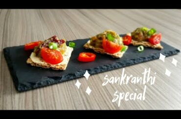 Bartha : Sankranthi Special | Indo western Fusion | Recipe with Ryvita | Healthy festive meal