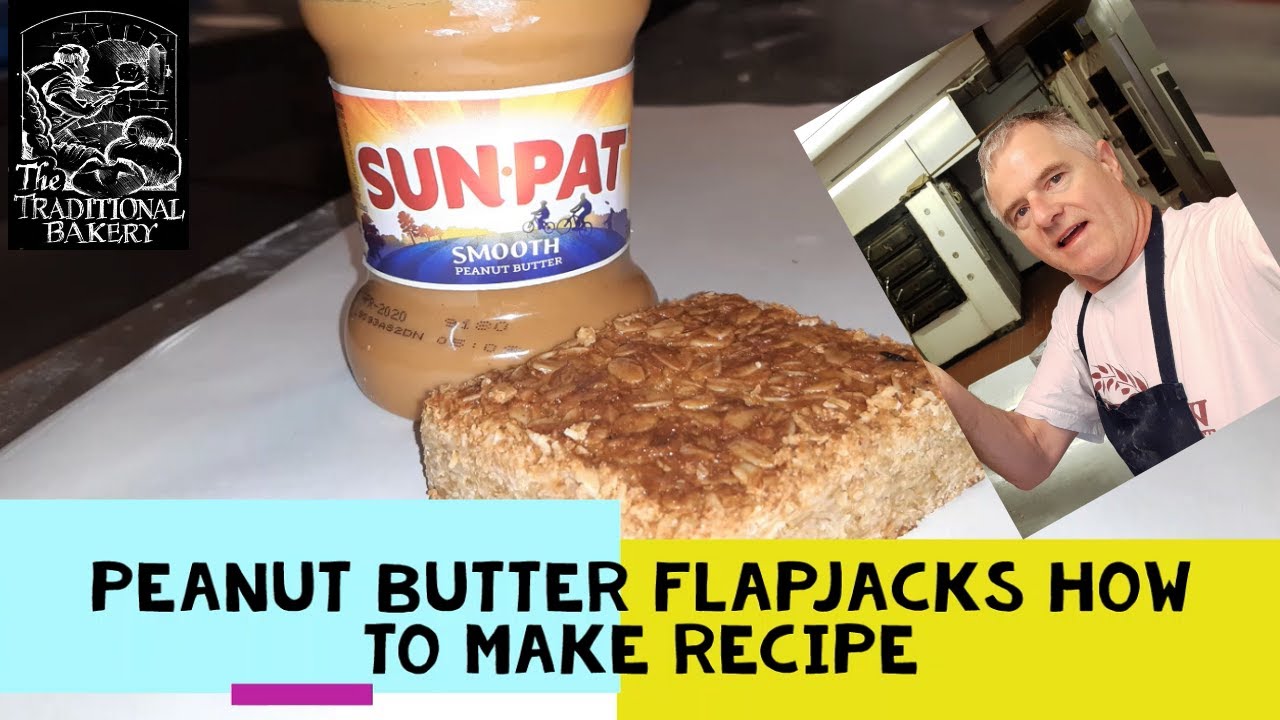 Peanut Butter Flapjacks how to Recipe Demonstration at Bakery Peanut Butter Flapjacks how to Recipe Demonstration at Bakery