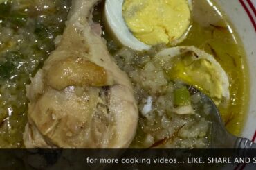 HEALTHY CAULI ARROZ CALDO.... Taste exactly like the regular arroz caldo that we used to eat.