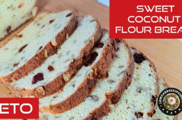 HOW TO MAKE THE BEST KETO SWEET COCONUT FLOUR BREAD - THE CHEAPEST, HEALTHIEST & LOWEST CARB BREAD