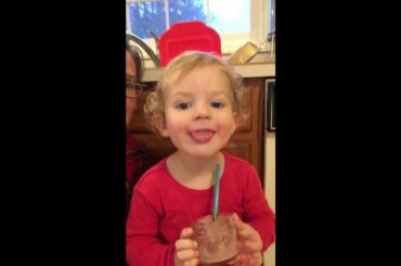 Making NICE CREAM ~ a yummy healthy snack that feeds a lot of kids!