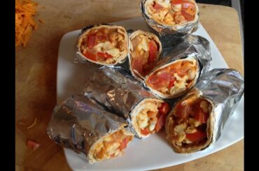 All Day Breakfast Vegetarian Burritos Recipe - MYVIRGINKITCHEN