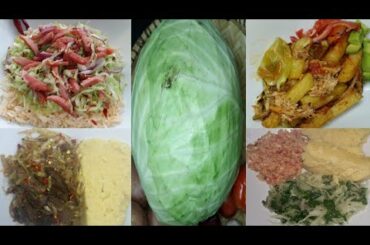 4 Easy & Tasty Healthy White Cabbage Recipes at Home| Kshs.150 meal plan| Recipe under $1.50 & £1