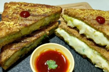 झटपट बनाये चटपटी सैंडविच less oil healthy breakfast easy sandwich recipe.