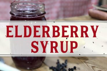 HOW TO MAKE HOMEMADE ELDERBERRY SYRUP - EASY STEP BY STEP TUTORIAL